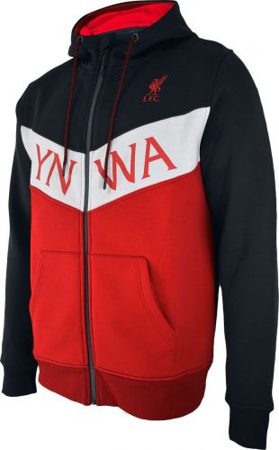 FC Liverpool LFC - YNWA Mikina s kapucí na zip vícebarevný