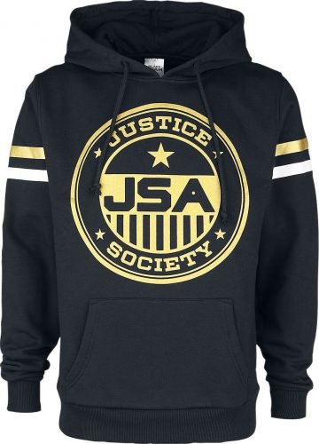 Black Adam JSA Justice Society Mikina s kapucí černá
