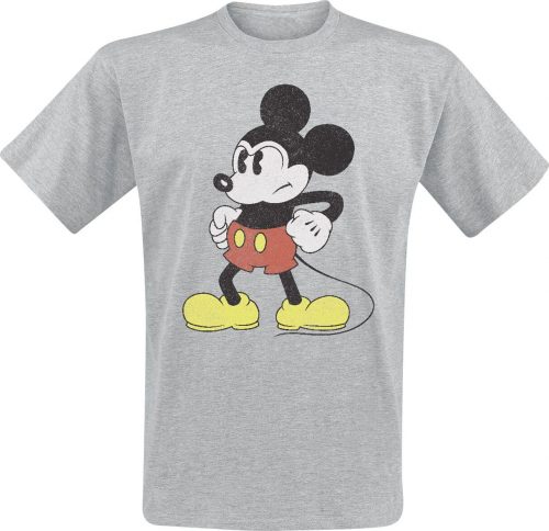 Mickey & Minnie Mouse Disney - Retro Mickey Tričko šedá