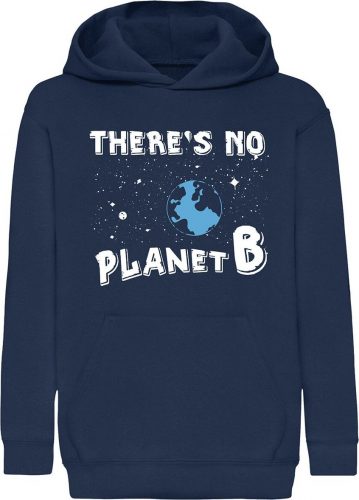 Sprüche Kids - There's No Planet B detská mikina s kapucí námořnická modrá