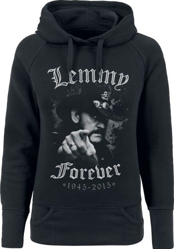 Lemmy Lemmy Forever Dámská mikina s kapucí černá