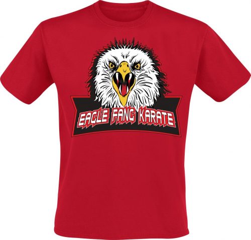Cobra Kai Eagle Fang Karate Tričko červená