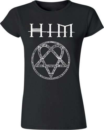 HIM Ornate Heartagram Dámské tričko černá