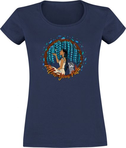 Pocahontas Pocahontas und Meeko Dámské tričko modrá