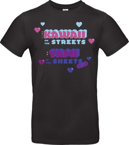 Zábavné tričko Yami Kawaii Tričko černá