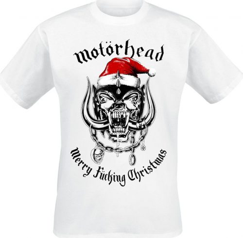 Motörhead Christmas 2017 Tričko bílá