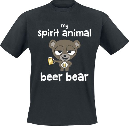 Alcohol & Party My Spirit Animal Tričko černá