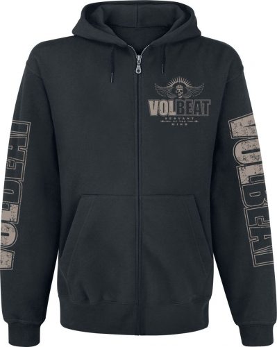 Volbeat Servant Of The Mind Mikina s kapucí na zip černá