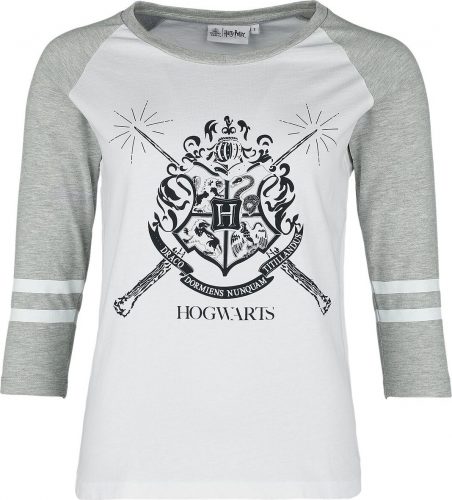 Harry Potter Hogwarts Dámské tričko bílá/šedá