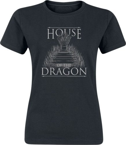 Game Of Thrones House Of The Dragon - Throne Dámské tričko černá