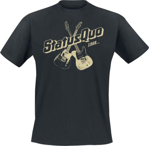 Status Quo Guitar 1968 Tričko černá
