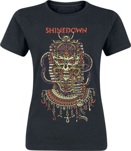 Shinedown Planet Zero Skull Dámské tričko černá