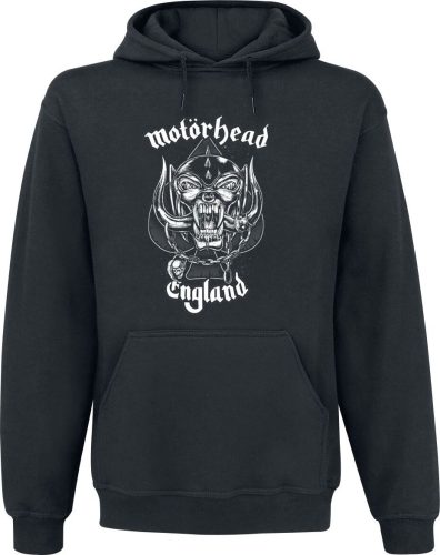 Motörhead JC England Mikina s kapucí černá