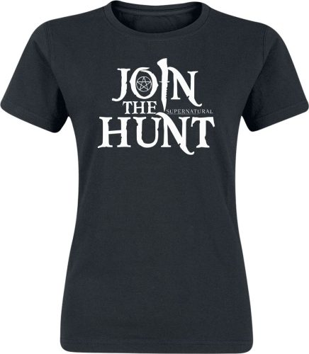 Supernatural Join The Hunt Dámské tričko černá