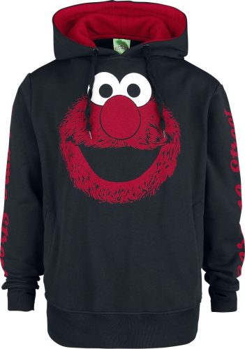 Sesame Street Elmo Mikina s kapucí černá
