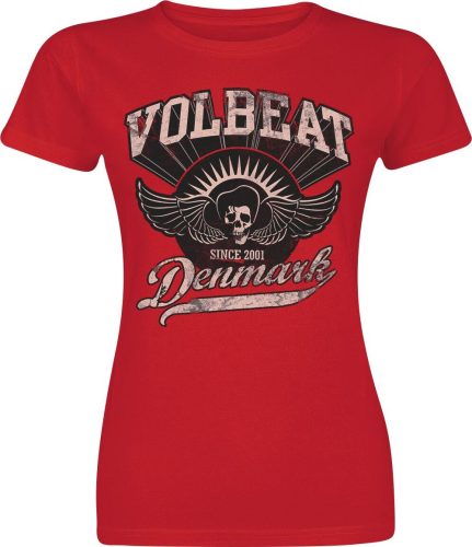 Volbeat Rise From Denmark Dámské tričko červená