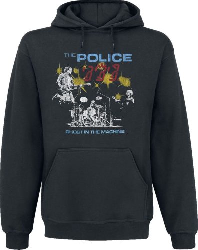 The Police Ghost In The Machine Mikina s kapucí černá