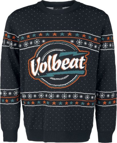 Volbeat Holiday Sweater 2022 Pletený svetr černá