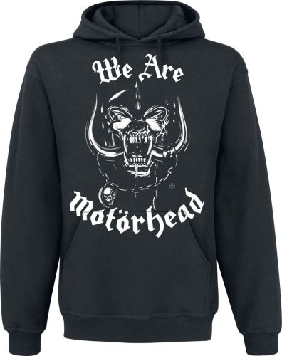 Motörhead We Are Motörhead Mikina s kapucí černá