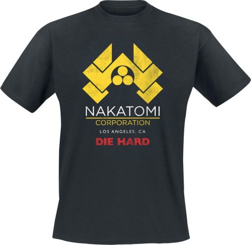 Stirb Langsam Die Hard - Nakatomi Corp Tričko černá