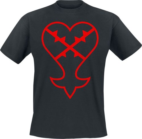 Kingdom Hearts Symbol Tričko černá
