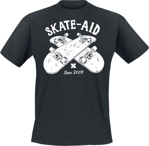 Skate Aid Crossboards Tričko černá