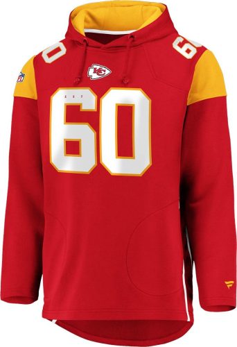 NFL Kansas City Chiefs Mikina s kapucí červená