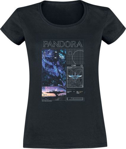 Avatar (Film) Aufbruch nach Pandora - Schematic Dámské tričko černá