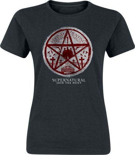 Supernatural Saving People Hunting Things Dámské tričko černá