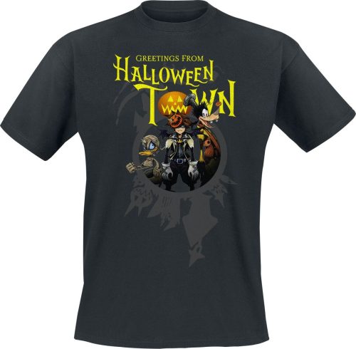 Kingdom Hearts Halloween Tričko černá