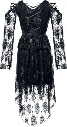 Ocultica Gothic Kleid Šaty černá