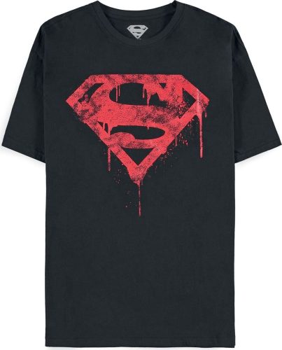 Superman Logo Tričko černá