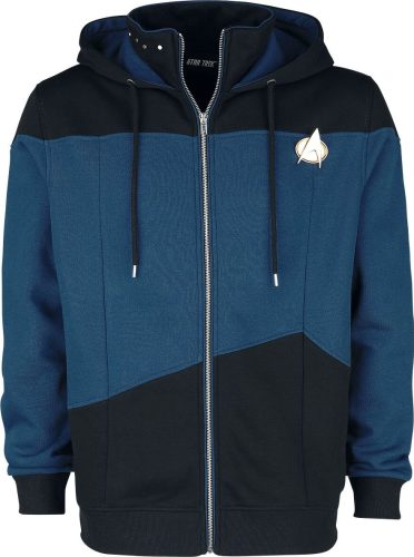 Star Trek Starfleet Command Mikina s kapucí cerná/modrá