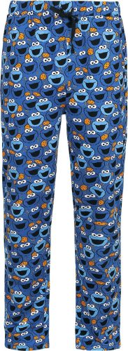 Sesame Street Cookie Monster Pyžamové nohavice modrá