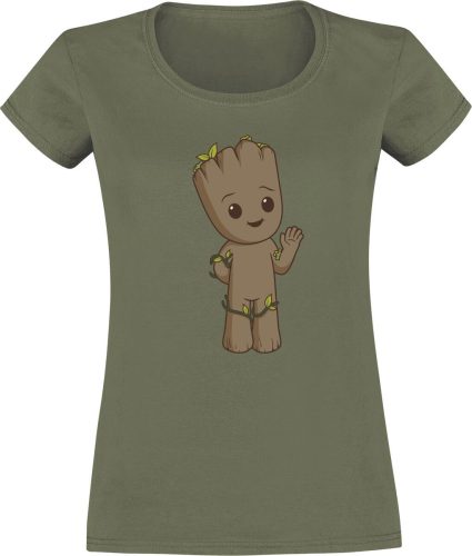 Strážci galaxie Cute Groot Dámské tričko zelená