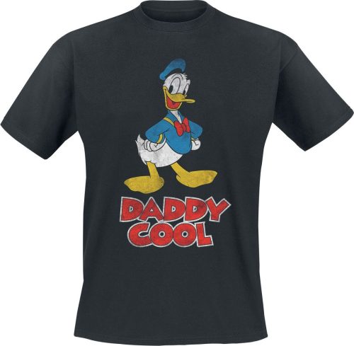 Mickey & Minnie Mouse Donald Duck - Daddy Cool Tričko černá