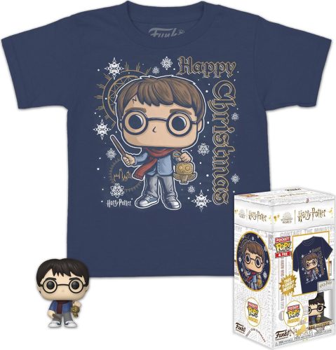 Harry Potter Harry - T-Shirt plus Funko - POP! & Tee in Kindergröße Sberatelská postava standard