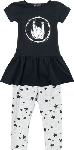 EMP Stage Collection Kleid mit Leggings detské šaty cerná/šedá