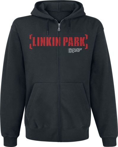 Linkin Park Meteora Red Mikina s kapucí na zip černá