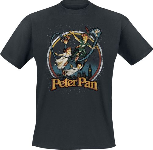 Peter Pan London Flyin Tričko černá