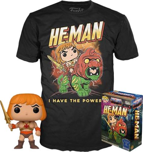 Masters Of The Universe He-Man - He-Man (svítí ve tmě) - POP! & tričko Sberatelská postava standard