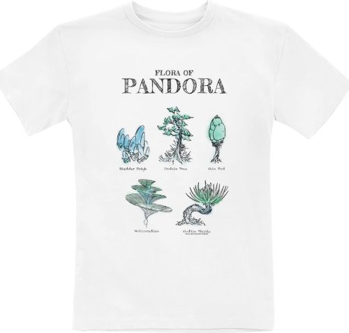 Avatar (Film) Aufbruch nach Pandora - Pandora Flora detské tricko bílá