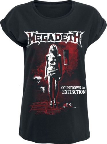 Megadeth Countdown To Extinction Glitch Dámské tričko černá