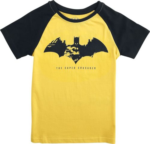 Batman Kids - Caped Crusader detské tricko žlutá/cerná