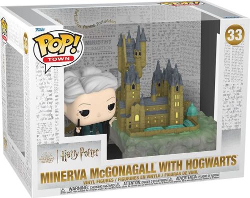 Harry Potter Minerva McGonagall with Hogwarts (Pop! Town) Vinyl Figur 33 Sberatelská postava standard
