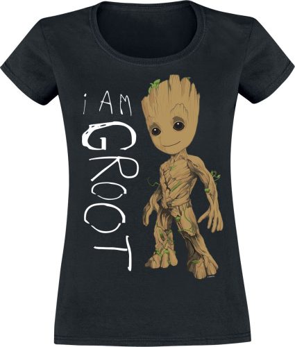 Strážci galaxie I Am Groot Dámské tričko černá
