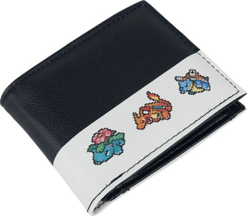 Pokémon Pixel Starter Peněženka cerná/bílá