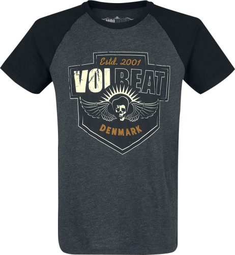 Volbeat Cross Tričko smíšená šedo-černá