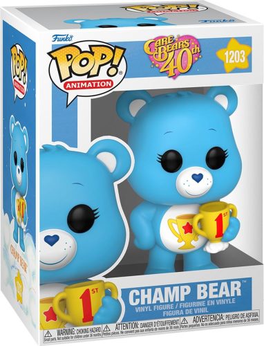 Care Bears Glücksbärchis 40 Jahre Jubiläum - Champ Bear Pop! Animation (Chase Edition möglich) Vinyl Figur 1203 Sberatelská postava standard