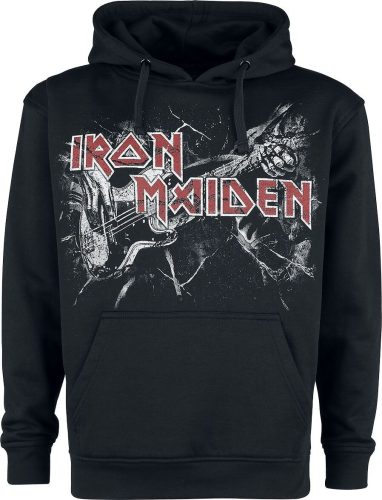 Iron Maiden Fear Live Flames Mikina s kapucí černá